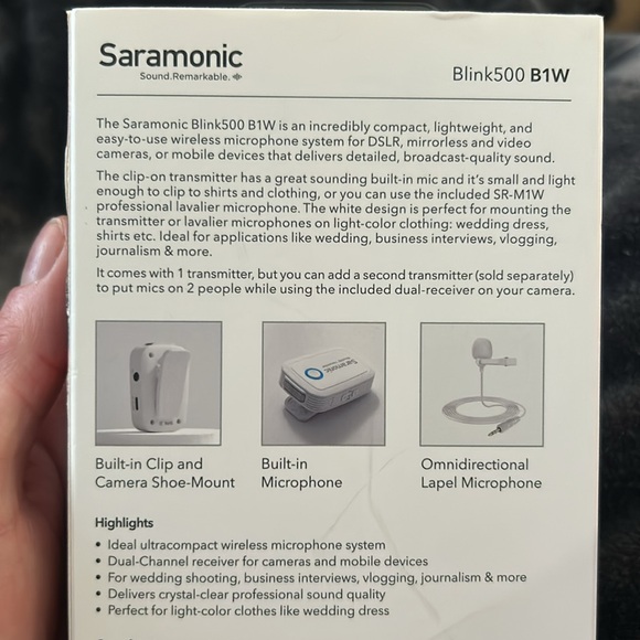 Wireless Microphone System for Vlogging, Online Meetings, Journalism & more! - Picture 3 of 6